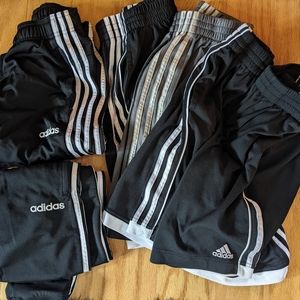 Adidas lot, shorts and track pants